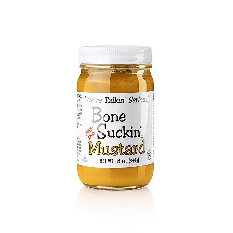 Moutarde Bone Suckin' Sweet and Hot, BBQ - Moutarde, Ford's Food, 325 ml | Sauces, soupes, fonds | thungourmet