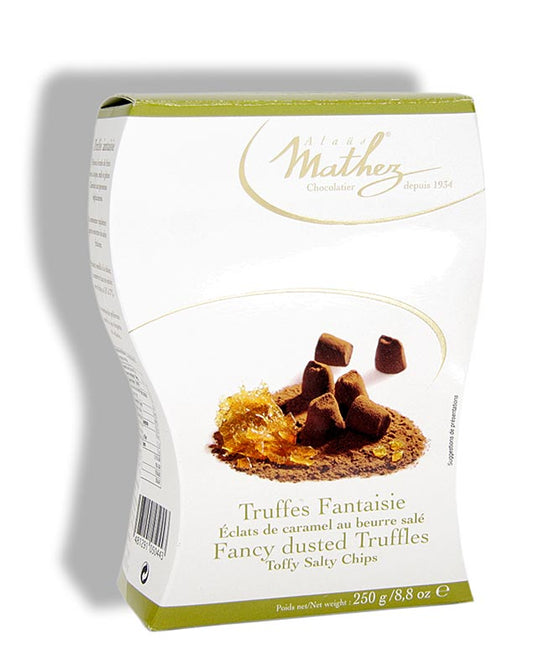 Confiseries à la truffe - Pralines, Mathez, avec croustillant au caramel, 250 g
