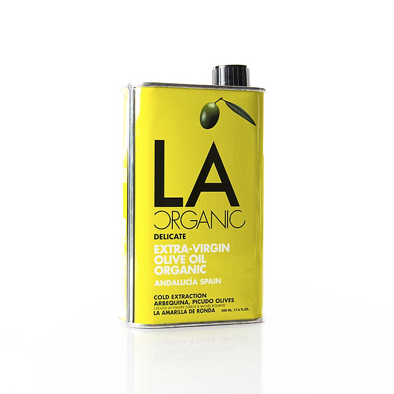 Huile d'olive extra vierge, La Ronda Suave Eco (bidon by Philippe Starck), BIO, 500 ml