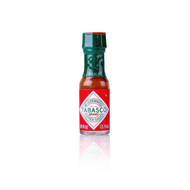 Tabasco, rouge, piquant, mini-bouteille, McIlhenny, 185 ml, 50 x 3,7 ml | Sauces, soupes, fonds | thungourmet