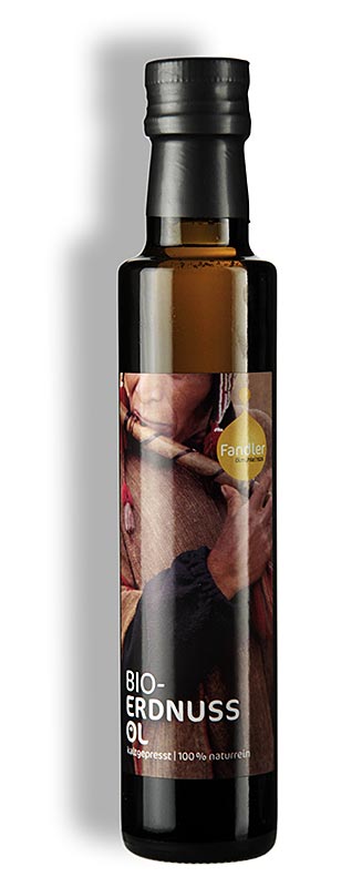 Huile d'arachide, pressée à froid, Fandler, BIO, 250 ml Vinaigre & huile | thungourmet