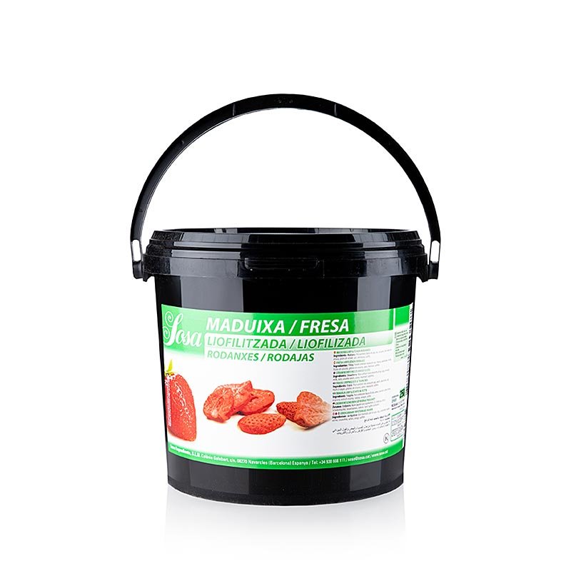 Fraises Sosa , en tranches (39468), 250 g Cuisine moléculaire | thungourmet