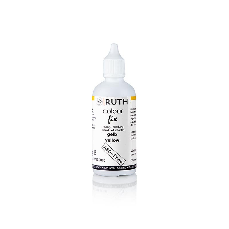 Colorant alimentaire liquide, jaune, 7702, Ruth, 90 g | Additifs alimentaires | thungourmet