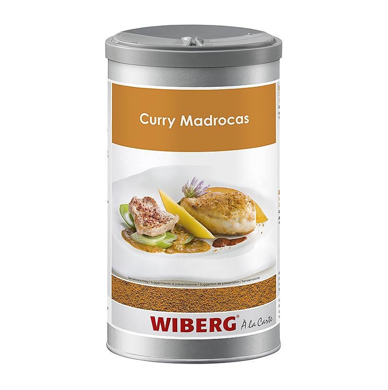 Wiberg Curry Madrocas, mélange d'épices, 560 g | Sel, poivre, épices, arômes, légumes secs | thungourmet