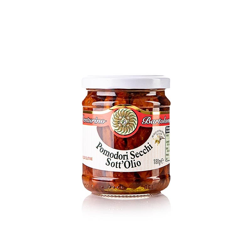 Tomates séchées, dans de l'huile d'olive extra vierge, Venturino, 180 g | Conserves, confitures, antipasti | thungourmet