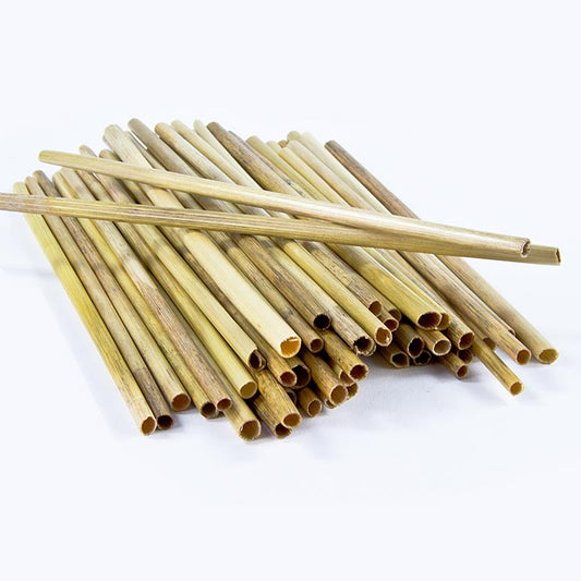 Pailles en paille naturelle « Strohmi », pour boissons longues, 22 cm, 250 pièces | Non alimentaire / Quincaillerie / Accessoires pour barbecue | thungourmet