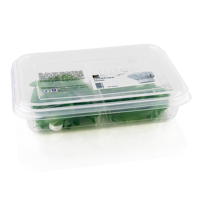 Kroepoek au wasabi, non cuit, vert, 105 g, 48 pièces | Asia & Ethno Food | thungourmet