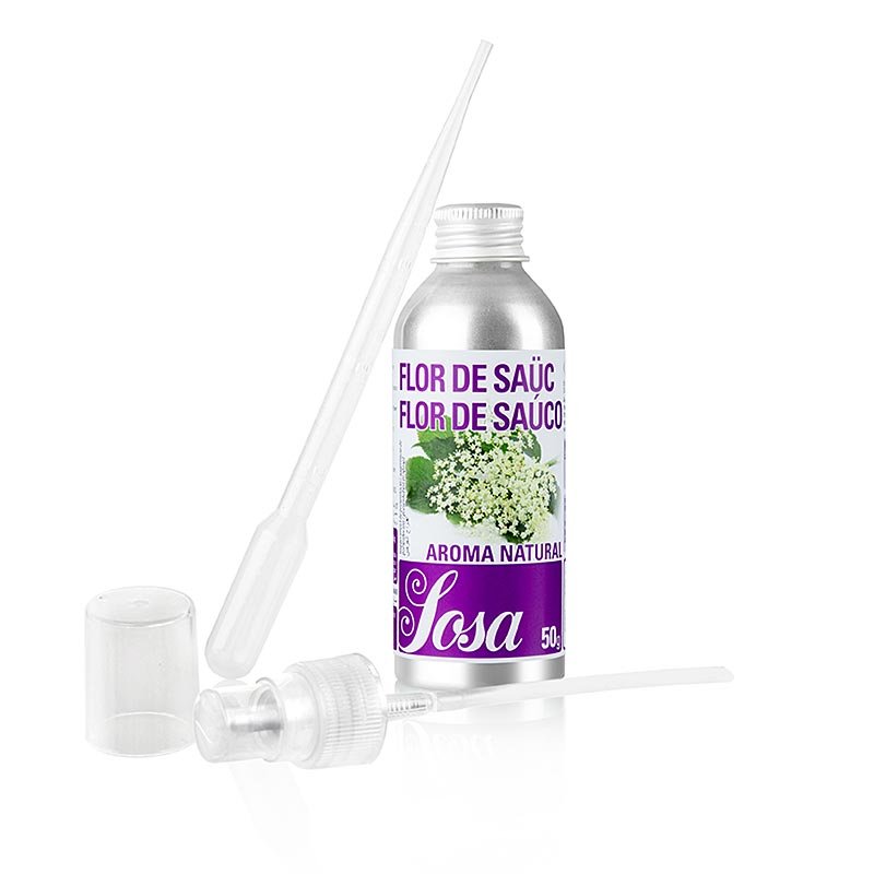 Arôme fleur de sureau, liquide, 50 g | Additifs alimentaires | thungourmet