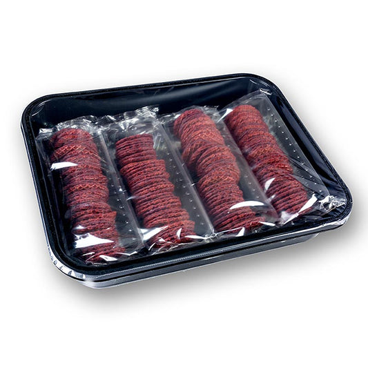 Décoration gaufrée - Betterave rouge, 250 g, 160 pièces | Pâtisserie, dessert, sirop | thungourmet