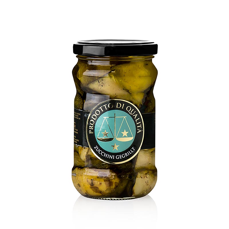 Courgettes grillées, marinées, La Bilancia, 280 g