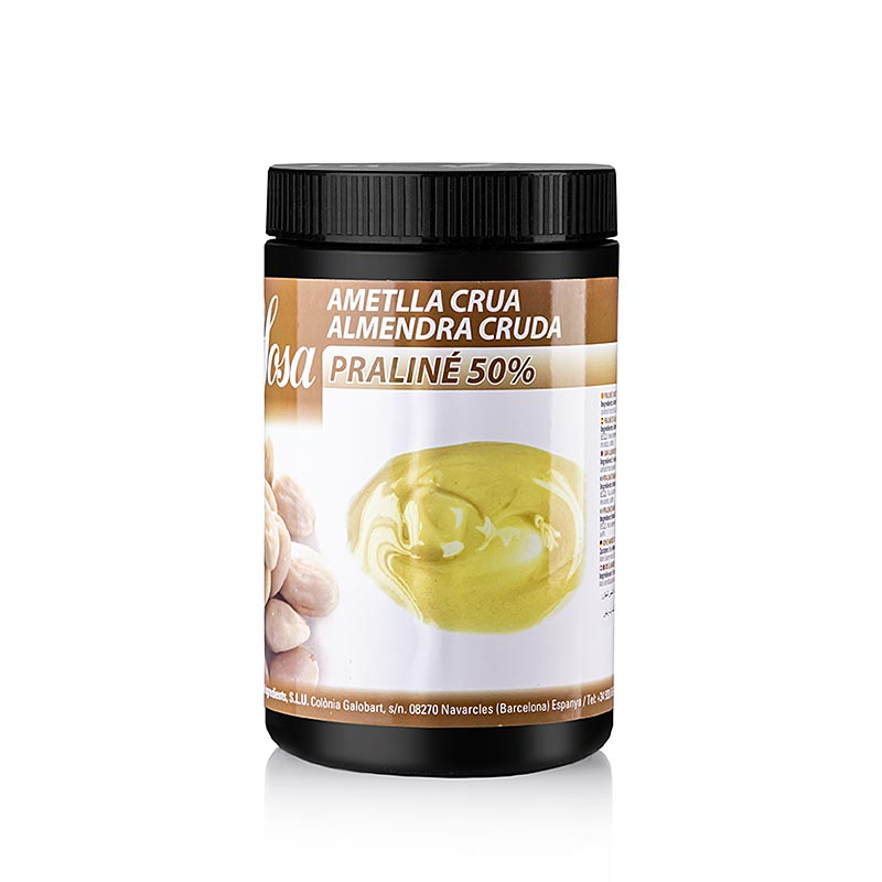 Sosa Paste - Amande, praliné, cru, 50% avec sucre, 1,2 kg