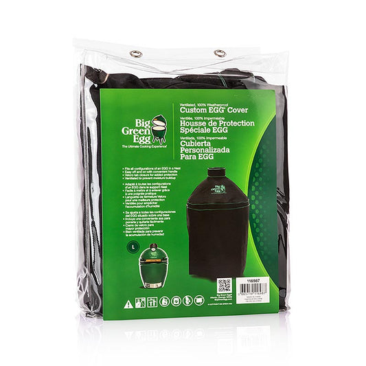 Housse de protection pour le barbecue Big Green Egg Large avec nid - Protège contre les intempéries et garde le barbecue propre
