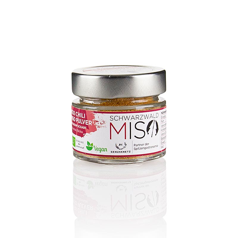 Miso Mexi Chili en poudre, agréablement piquant, Forêt Noire Miso, BIO, 35 g