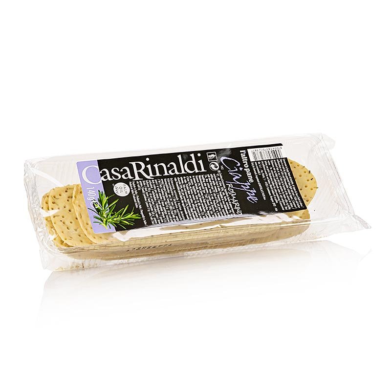 Ciabattine au romarin, Casa Rinaldi - galettes de pain plates, 140 g | Pâtisseries, chocolats, snacks | thungourmet