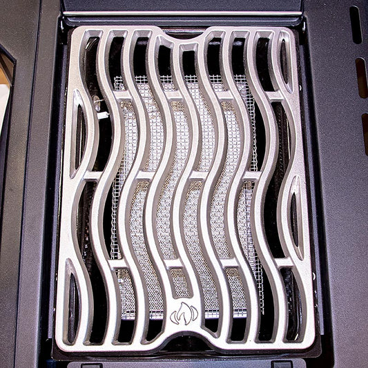 Accessoires pour barbecue Napoleon - Grille pour brûleur latéral, fonte - acier inoxydable, pour SIZZLE ZONE, grande taille, 1 pièce | Non alimentaire / Quincaillerie / Accessoires pour barbecue | thungourmet