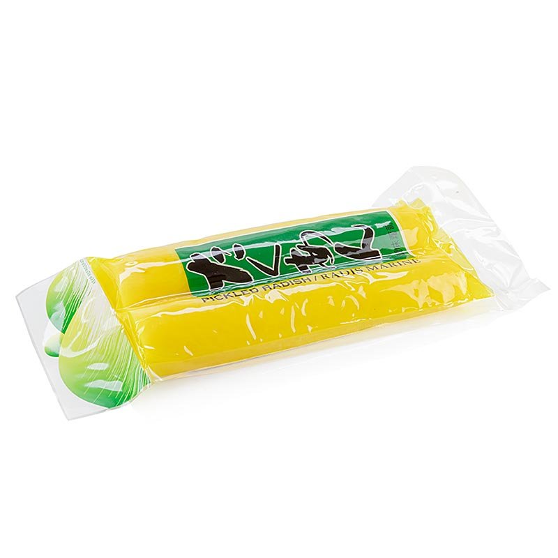 Radis Takuwan, jaune, coupé en deux, mariné aigre-doux, Chine, 350 g | Asia & Ethno Food | thungourmet