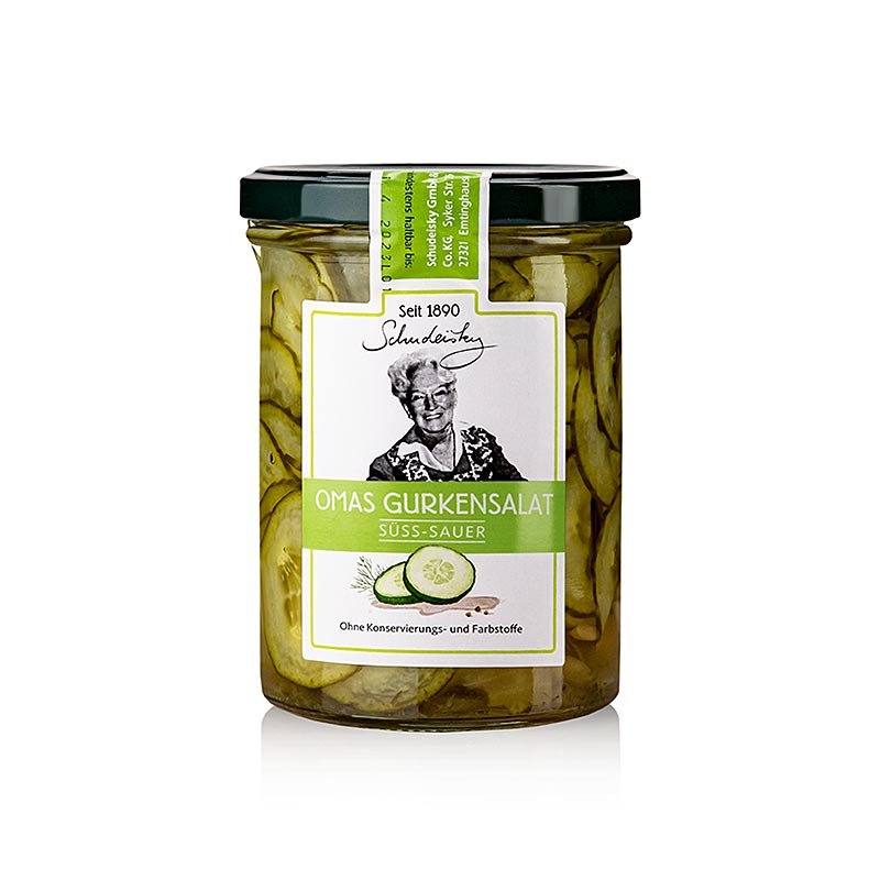 Salade de concombres de grand-mère, Schudeisky, 400 g | Conserves, marinades, antipasti | thungourmet
