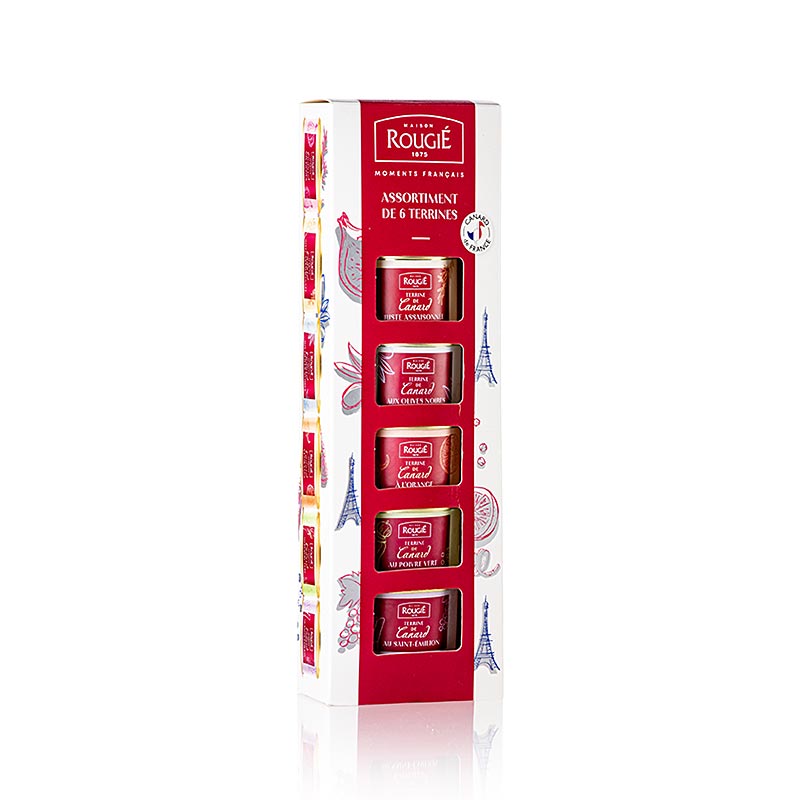 Coffret cadeau Ententerrinen, 6 sortes, Rougie, 390 g, 6 x 65g