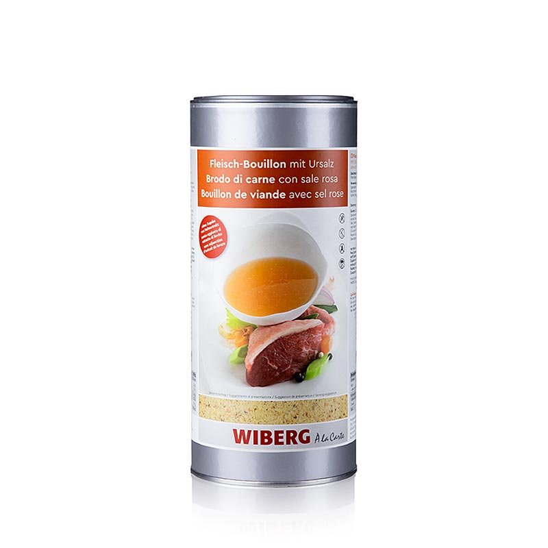 Viande Wiberg - Bouillon avec sel primitif, sans composants visibles (281119), 1,2 kg | Sel, poivre, épices, arômes, légumes secs | thungourmet