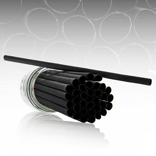Pailles naturelles noires « Pomom », L 23 cm, Ø 8 mm, 200 pièces | Non alimentaire / Quincaillerie / Accessoires pour barbecue | thungourmet