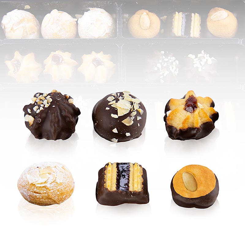 Assortiment de macarons, 6 sortes, 3M Dreimeister (794), 1,2 kg | Biscuits, chocolats, snacks | thungourmet