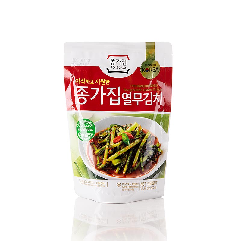 Yeolmu (Jeunes radis), conservé, jongga, 500 g