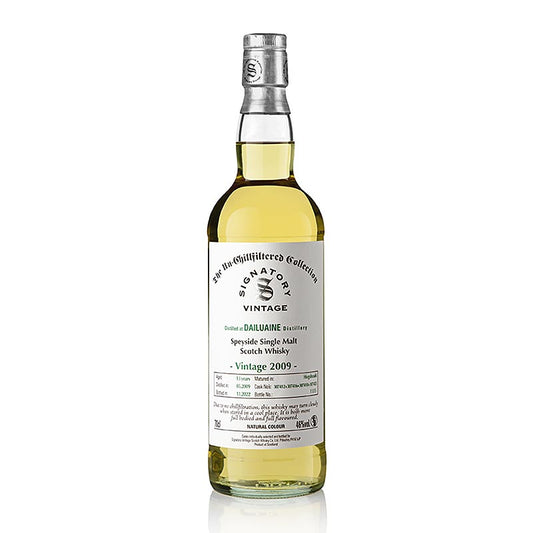 Single Malt Whisky Dailuaine Signatory 2009-2022, 46 % vol, Speyside, 700 ml