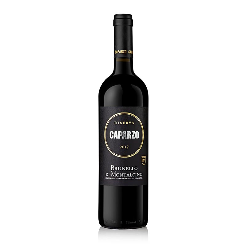 Caparzo 2017 Brunello di Montalcino RISERVA vin rouge sec Toscane 0,75 l 96 WS, 750 ml - vin rouge sec noble de Toscane avec 96 points du Wine Spectator, disponible dans une bouteille de 0,75 l