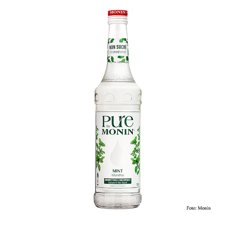 Monin PURE - Menthe, non sucré, 1:25, 700 ml | Pâtisserie, dessert, sirop | thungourmet