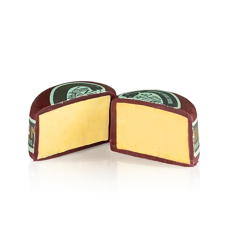 Cheddar Vintage « Mini Herz », fromage à pâte dure enrobé de cire, Godminster, BIO, 200 g | Fromages | thungourmet