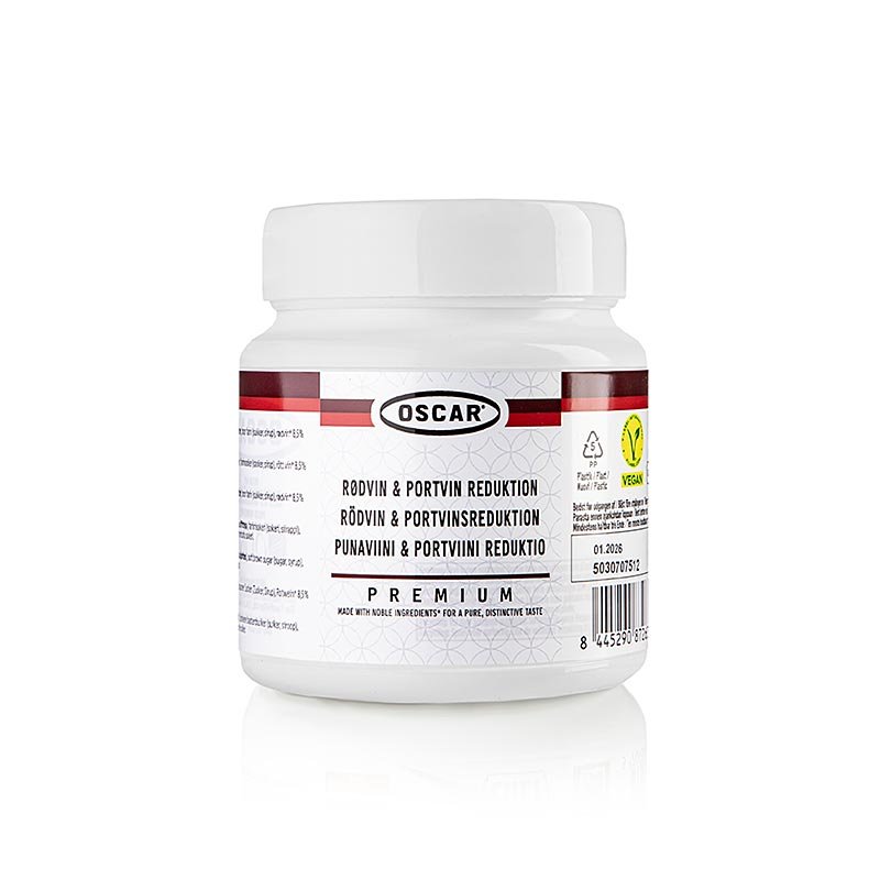 Concentré Oscar Réduction de vin rouge et porto, sans gluten, 580 g | Sauces, soupes, fonds | thungourmet