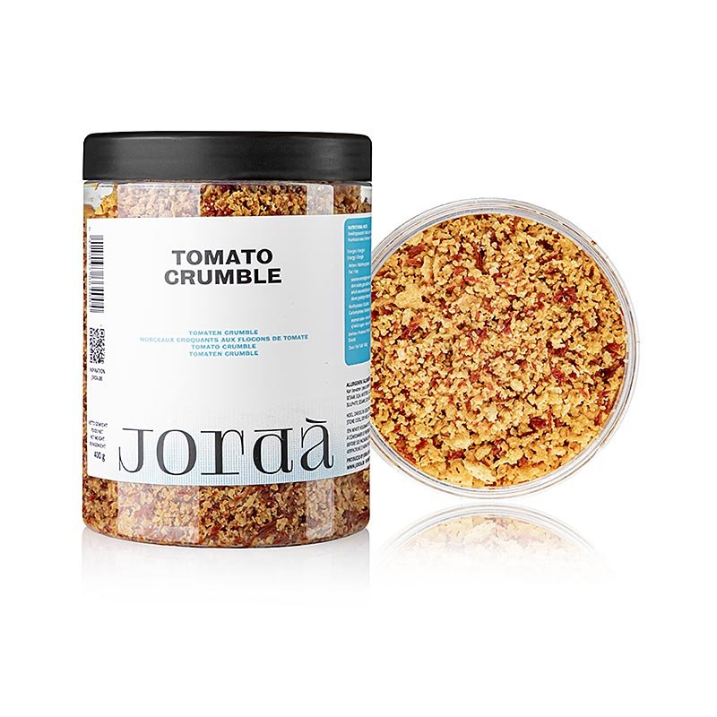 Jorda Crumble Tomato, tomates et croûtons, 400 g | Sel, poivre, épices, arômes, légumes secs | thungourmet