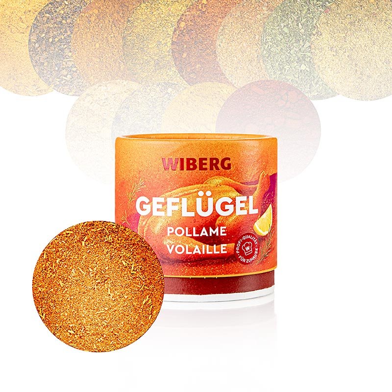 Wiberg Volaille, mélange d'épices, 105 g | Sel, poivre, épices, arômes, légumes secs | thungourmet
