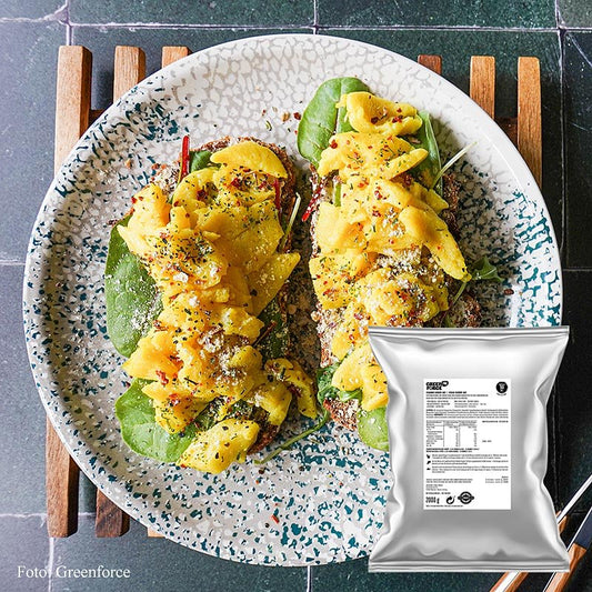 Greenforce Mix pour œufs végétaliens, à base de pois chiches, halal, 1 kg Aliments végétariens et substituts de viande végétaliens | thungourmet