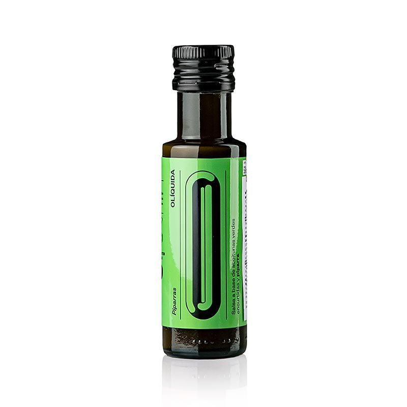 Liquid Green Olive - Sauce aux olives PIPARRA (vinaigrette), Caviaroli, 100 ml Sauces, soupes, fonds | thungourmet
