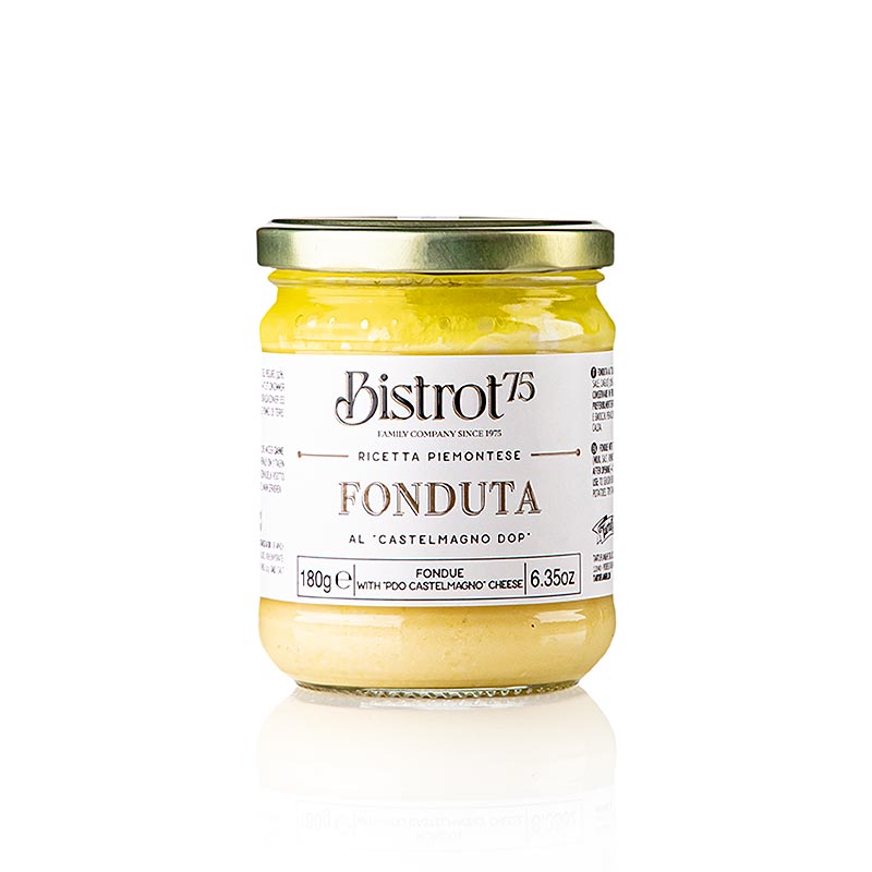 Tartuflanghe Bistrot 75 - Fonduta - Fondue au fromage avec Castelmagno AOP, Taruflanghe, 180 g