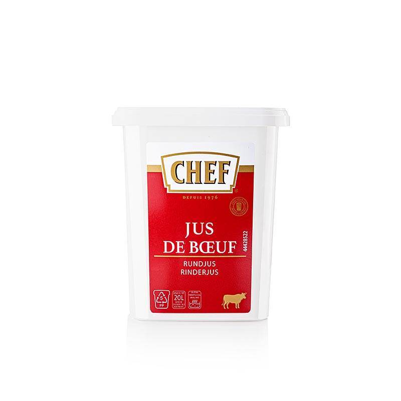 CHEF Jus de bœuf (fond), poudre (pour env. 10L), 600 g