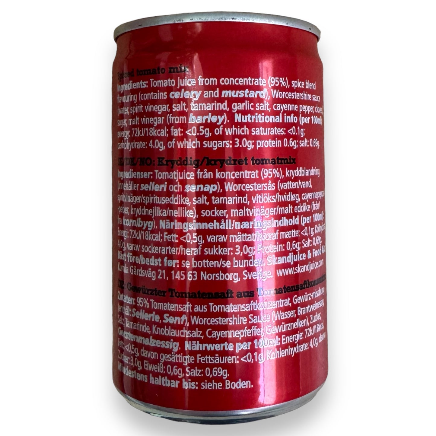 Jus de tomate épicé Big Tom parfait pour la préparation de cocktails