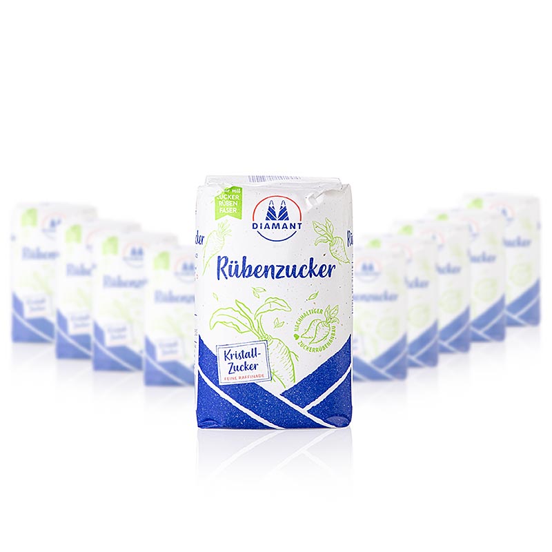 Zucchero raffinato, fine, 10 kg