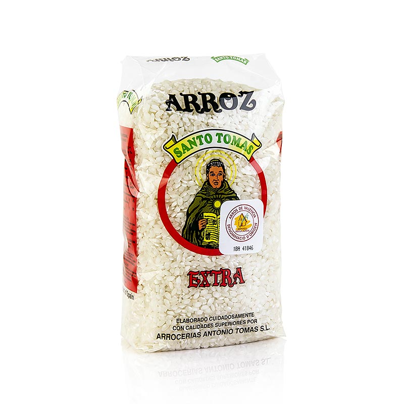 Arroz Extra, riso a chicco tondo, per paella o budino di riso, Spagna, 1 kg