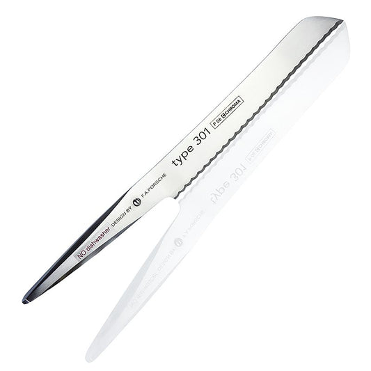 Chroma tipo 301 P-6 Coltello da pane, anche per pani croccanti, 20,9cm, 1 pz - Coltello da pane di alta qualità da 209 cm, adatto per pani croccanti