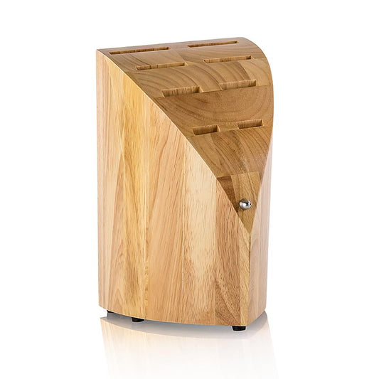 Tedesco:
Ceppo per coltelli Chroma Type 301 P-12 in legno di gumino per 8 coltelli Type 301 e 1 pezzo