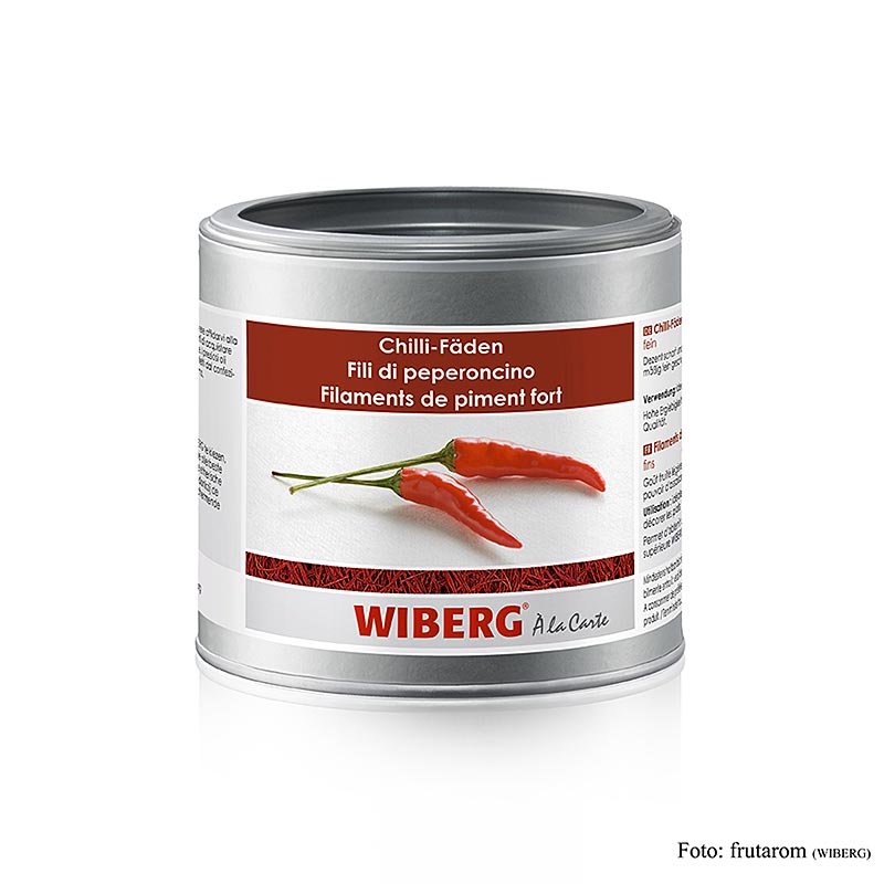 Filamenti di peperoncino Wiberg, fini, 45 g | Sale, pepe, spezie, aromi, verdure essiccate | thungourmet