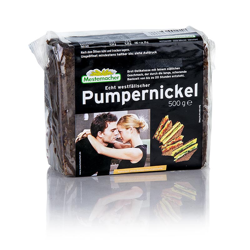 Pumpernickel, fette rettangolari, 500 g | Farina, cereali, impasti, preparati per dolci | thungourmet