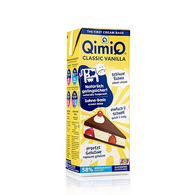 QimiQ Classic Vaniglia, per dolci, 15% di grassi, 1 kg Cucina molecolare | thungourmet