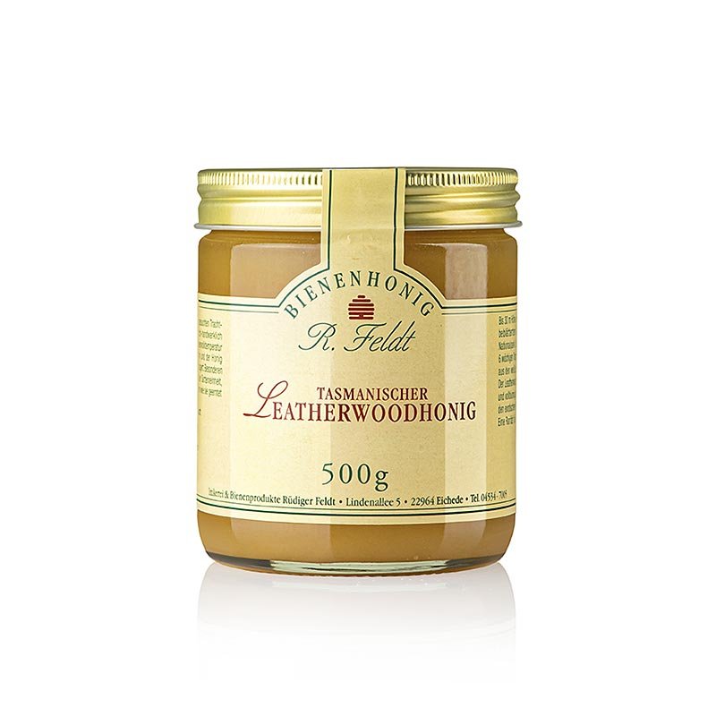 Leatherwood - Miele, Tasmania, marrone, liquido - cremoso, aromatico, esotico, 500 g | Miele, confetture, creme spalmabili alla frutta | thungourmet