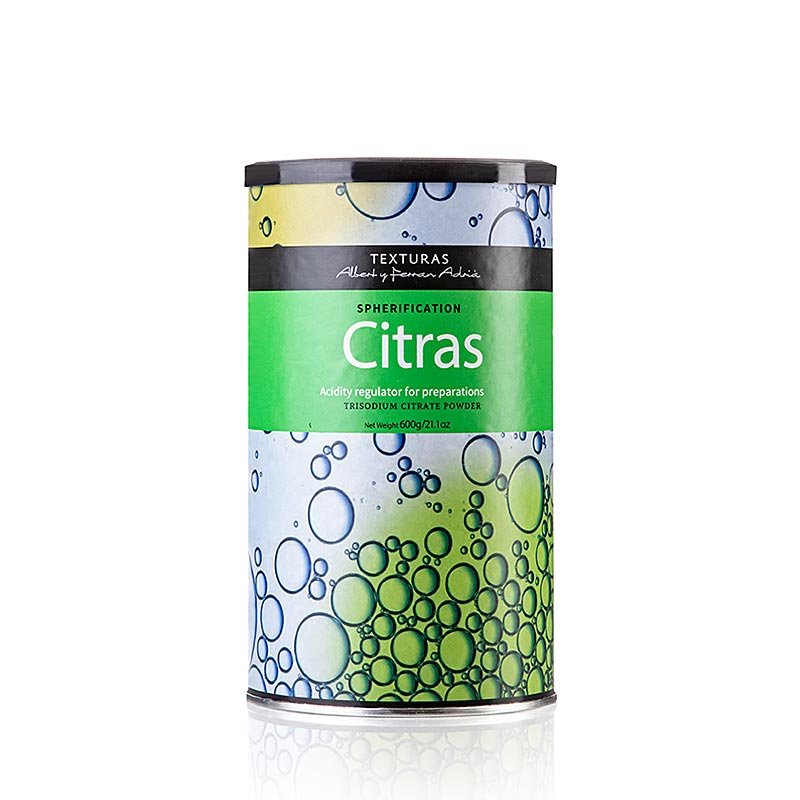 Citras (citrato di sodio), Texturas Ferran Adrià, E 331, 600 g | Cucina molecolare | thungourmet