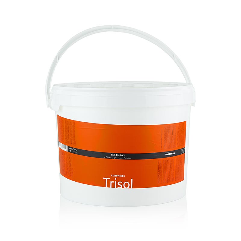 Tedesco:
Trisol, fibra di grano solubile, Texturas Surprises Ferran Adrià, 4 kg - Confezione del prodotto per l'innovativa fibra di grano solubile di Ferran Adrià