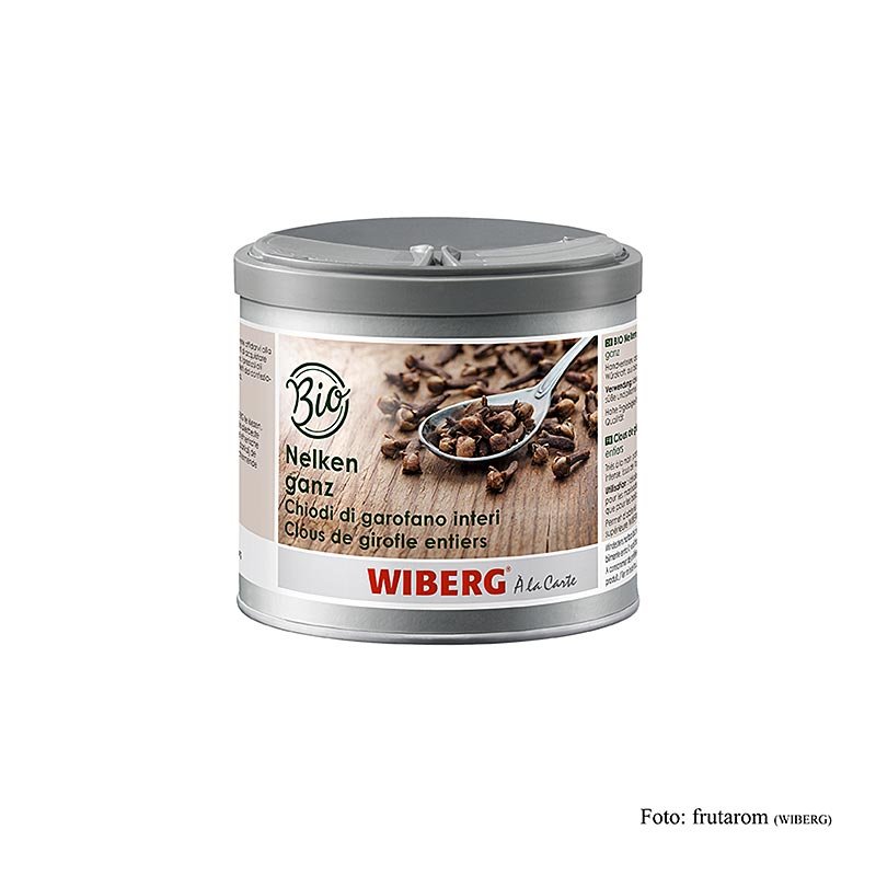 Chiodi di garofano biologici Wiberg, interi, 200 g | Sale, pepe, spezie, aromi, verdure essiccate | thungourmet