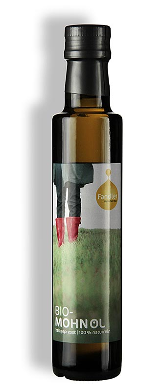 Olio di semi di papavero, spremuto a freddo, Fandler, BIO, 250 ml
